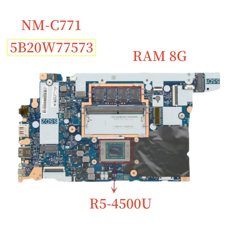NM-C771  ũе E14 2  , R5-4500U + 8GB RAM κ, 100% ׽Ʈ Ϸ,  , 5B20W77573